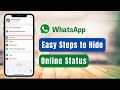 Hide Online on WhatsApp ! (Show Offline When Online)