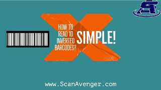 Enabling ScanAvenger 1D Barcode Scanners to read Inverted barcodes