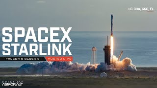 WATCH: SpaceX Falcon 9 launch of 60 Starlink satellites from LC-39A
