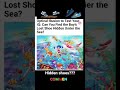 boy lost shoes under sea..can u find #youtubeshorts #find