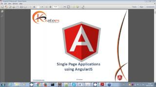 What is AngularJS ? AngularJs Tutorial | Creating Single Page Application using AngularJS | Kratoes