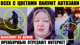 Всех с цветами пакуют в автозаки. Оренбуржью отрезают интернет. На Камчатке выселяют из домов.