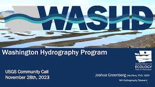Strategies for improving the Washington State Hydrography Dataset (WASHD)