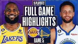 Los Angeles Lakers vs. Golden State Warriors Full Game 5 Highlights | May 10 | 2023 NBA Playoffs