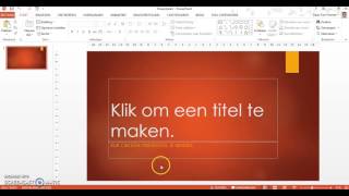 PowerPoint - Nieuwe presentatie