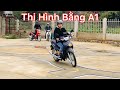 Phần thi sát hạch bằng A1 xe máy đi vòng số 8 làm chị em toát mồ hôi hột