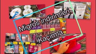 Migrosta süper indirimler ‼️Kaçirmayın?!‼️#vlog