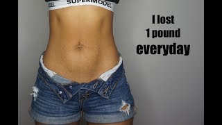 HOW I LOST 1 POUND EVERYDAY | how to lose a pound a day J MAYO