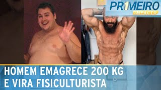 De mais de 200kg a fisiculturista: homem transforma saúde e inspira | Primeiro Impacto (07/01/25)