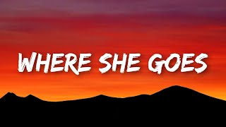Bad Bunny - Where She Goes (Letra/Lyrics)  | 1 HORA
