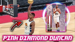 NBA 2K18 FREE PINK DIAMOND 99 OVERALL TIM DUNCAN GAMEPLAY! *LOCKER CODE* | NBA 2K18 MyTEAM
