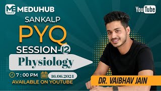 Physiology -  FMGE High Yield PYQ Recall Session I FMGE 2024 I Meduhub I Dr. Vaibhav Jain