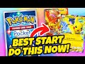 *HOW TO GET A PERFECT START!* BEST PACKS TO PICK! FAST REROLL GUIDE! WHAT 2 KNOW (Pokemon Pocket TCG