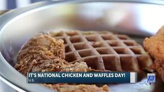 National Chicken and Waffles Day with 13 On Your Side's Vanessa Gongora and Luis Lopez