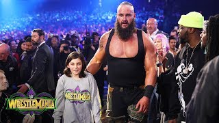 Young WWE fan Nicholas teams with Braun Strowman against The Bar: WrestleMania 34 (WWE Network) Young WWE fan Nicholas teams with Braun Strowman against The Bar: WrestleMania 34 (WWE Network)
