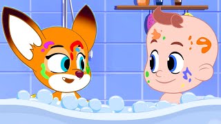 Bath Time Song Kids Stories About Lili and Max Family Cartoon for Baby Good Habits for Kids