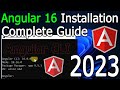 How to Install Angular 16 on Windows 10/11 [2023 Update] Demo Angular Project | Complete Guide