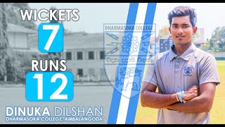 Dinuka Dilshan's fiery spell take Dharmasoka to 52nd Battle of the Blues title