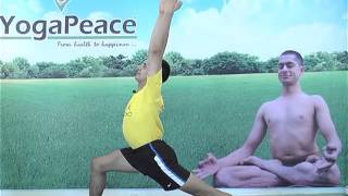 Veerbhadra Aasan - Part 1 | Steps, Benefits, Precautions of Virbhadrasana | Yoga Peace