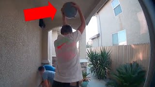 Kids Get Caught Smashing Neighbours Pumpkins