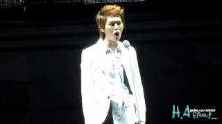 [HD/ FULL FANCAM] 110820 Onew Solo- Nessun Dorma @ Nanj!ng