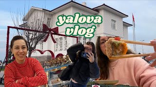 Halamla Yalova Vlog |  Sahil, Liman Pastanesi, Suşi Date 🍣🥢