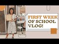 ✰FIRST WEEK OF SCHOOL vlog ✰| Virtual Learning | 1st Year Teacher