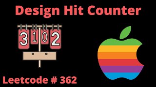 DESIGN HIT COUNTER | LEETCODE 362 | PYTHON BINARY SEARCH SOLUTION