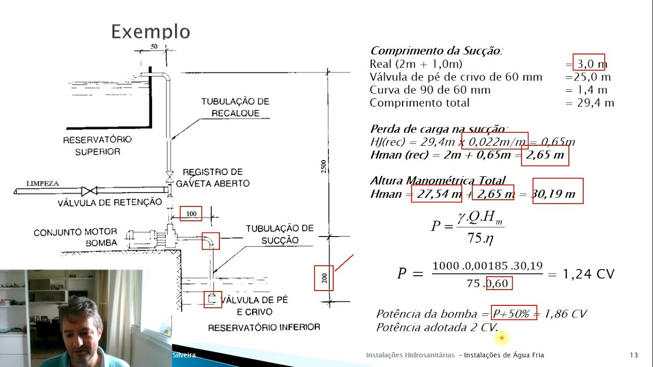 Aula 8 - Dimensionamento De Bombas E Coluna De Recalque - YouTube