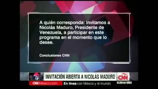 Fernando del Rincón invita a Nicolás Maduro a Conclusiones