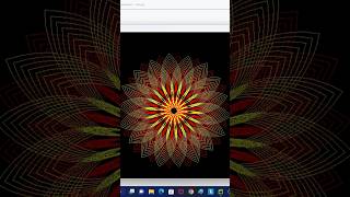 Drawing a Flower with Python !! (Turtle Module) #shorts #pythonturtle #shortsfeed #python #subscribe