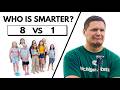 8 Middle Schoolers vs 1 Adult (who is actually smarter?)