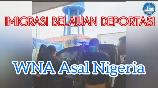 Imigrasi Belawan Deportasi WNA Asal Nigeria