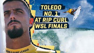 Filipe Toledo's Road To The WSL Final 5: How He Captured The #1 Seed At The Rip Curl WSL Finals