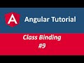 Angular 8 - tutorial | Class Binding #9