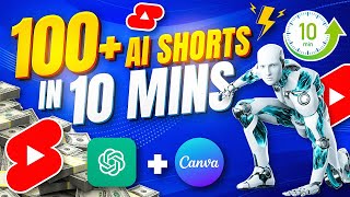 How To Make 100 YouTube Shorts in 10 Minutes For FREE ($30.000/MONTH)