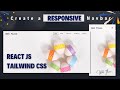 Build a Responsive Navbar with React.js & Tailwind CSS | Beginner-Friendly Tutorial