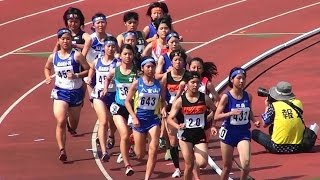 2015沖縄県高校総合体育大会　陸上競技　女子1500m　決勝　(H27.5.30)