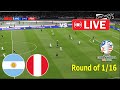 🔴Argentina vs Peru LIVE | Copa America 2024 | Match Live Now | eFootball PES Gameplay