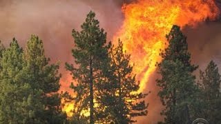 Massive wildfires rage across northern California