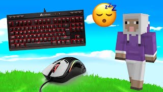 Solo Bedwars Keyboard \u0026 Mouse Sounds | Corsair K63 | Glorious Model D (Glossy) | Minecraft