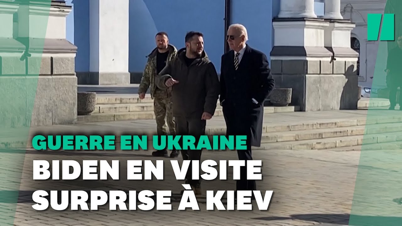 Guerre En Ukraine: Joe Biden En Visite Surprise à Kiev - YouTube