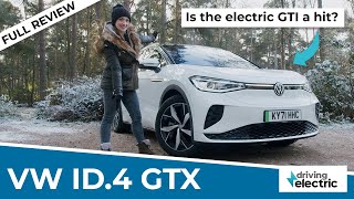 New 2022 Volkswagen ID.4 GTX electric performance SUV review – DrivingElectric