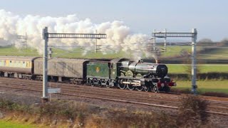 5043 Earl of Mount Edgcumbe thunders through Colton Junction! | The Christmas White Rose | 4/12/24