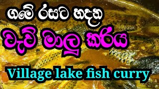 තෙප්පලි මාලු | කොරලි මාලු|වැව් මාලු කැඩෙන්නෙ නැතුව උයමු| sri lankan village lake fish curry