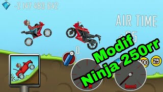 Cara edit kendaraan jadi Ninja 250rr di game Hill Climb Racing android