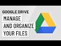 Google Drive: Managing Files