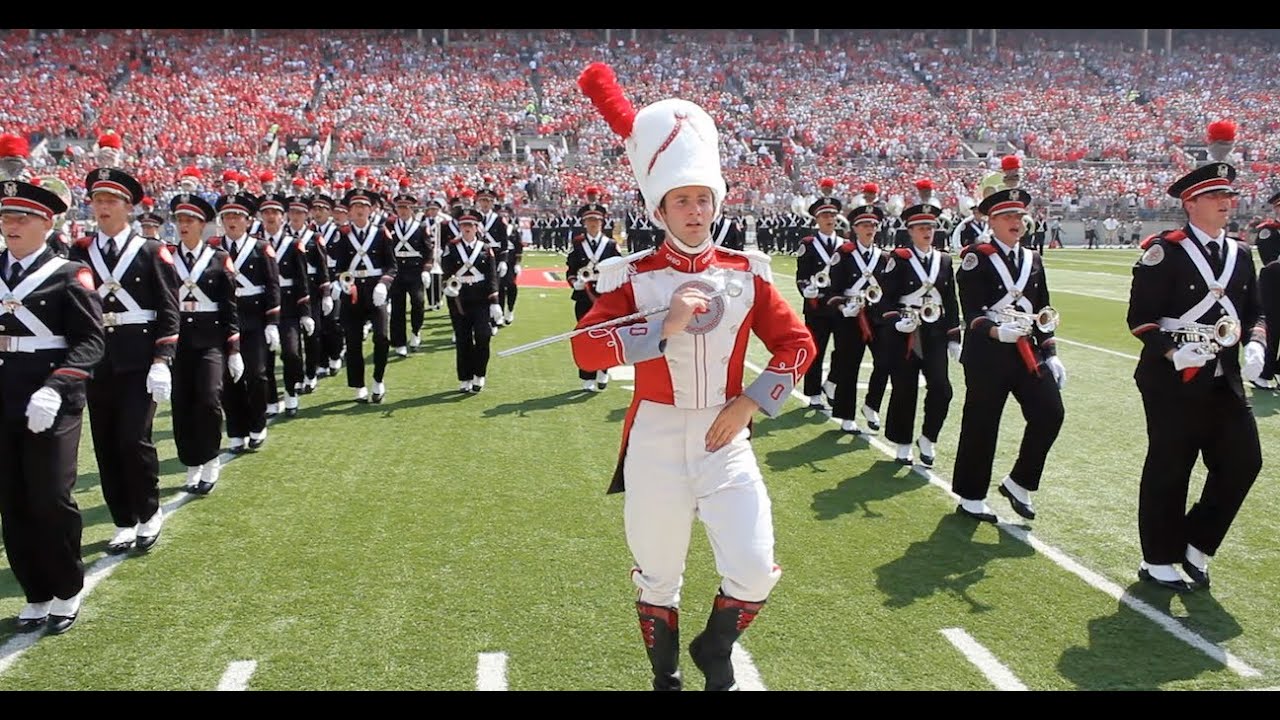 The One Out Front Ohio State Drum Major David Pettit Youtube