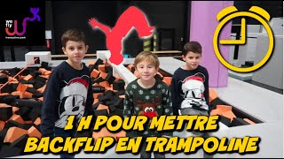 1 HEURE POUR APPRENDRE BACKFLIP EN TRAMPOLINE !