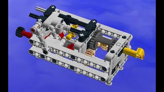 Simple 3 speed Gearbox LEGO ® Technic with FREE instuction